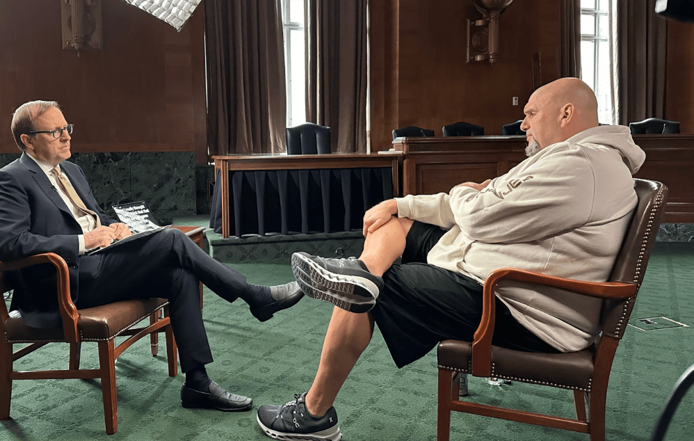 Senator John Fetterman Reacts To Recent Candidate Wins