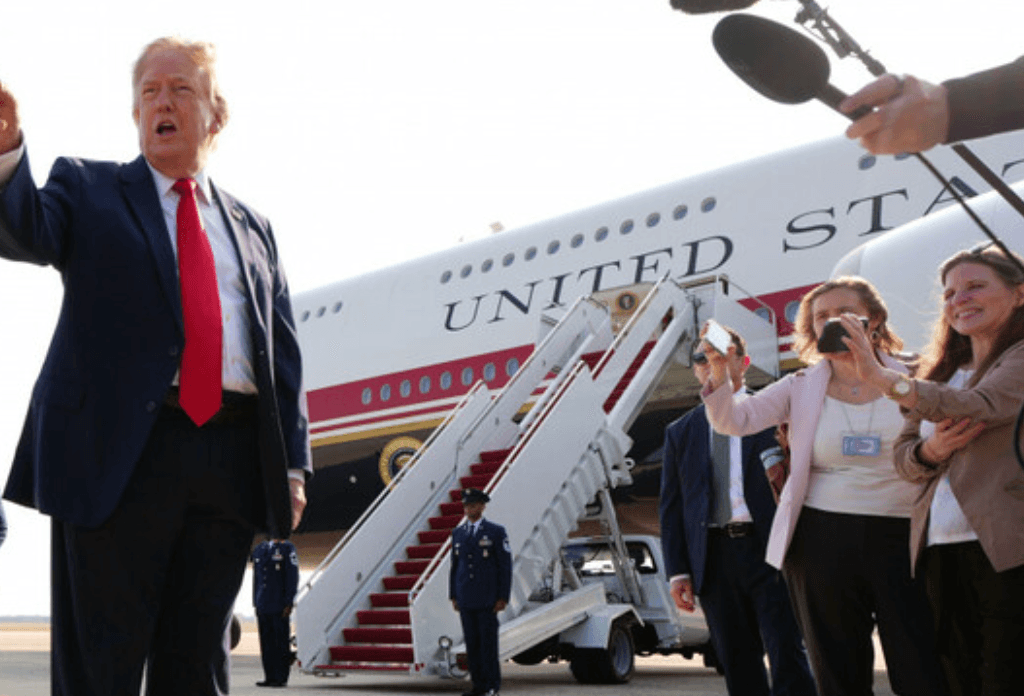 See Trump’s Reaction To The New Air Force One