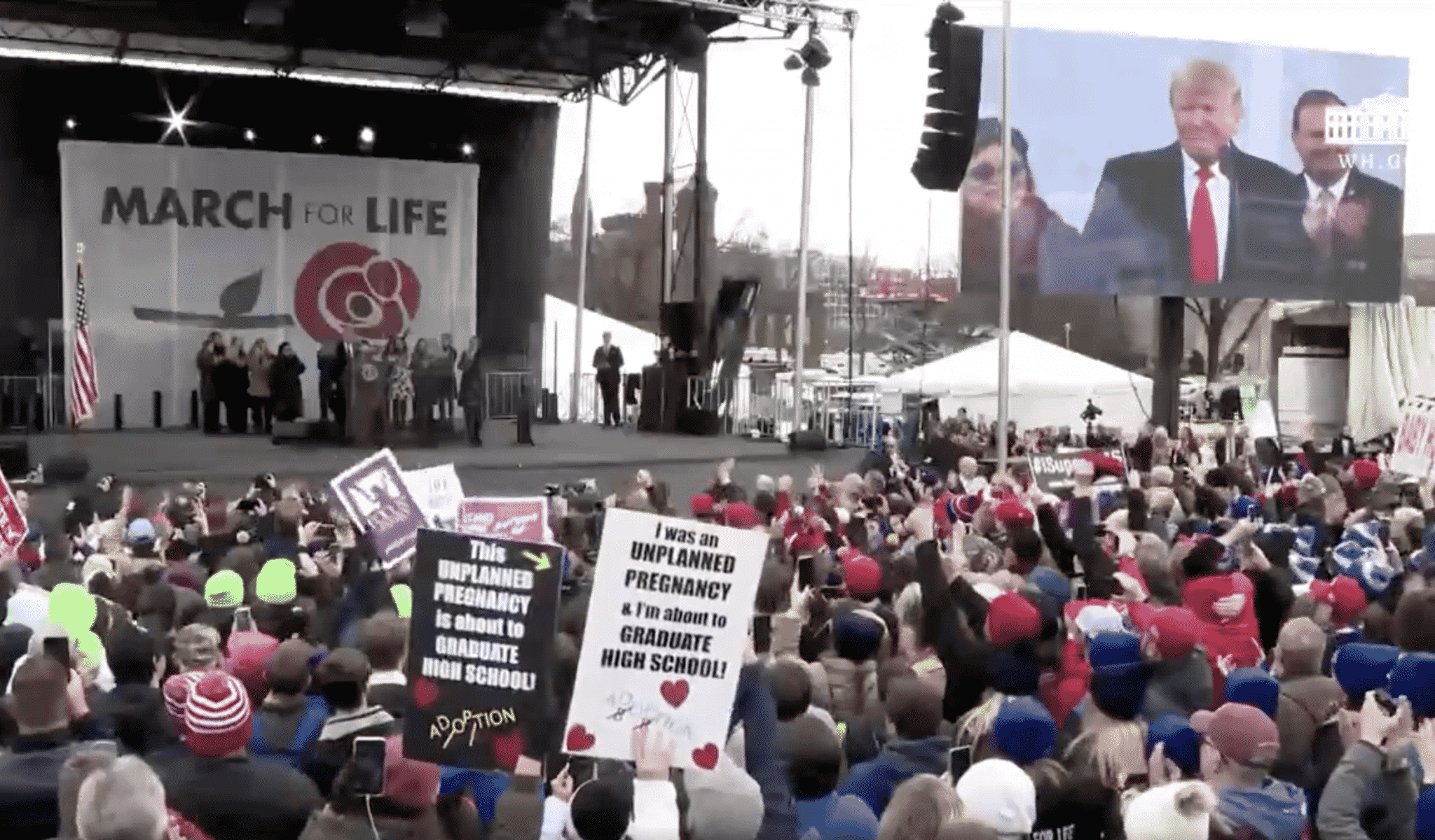 Trump Extols Sanctity of Life in Remarks at the March for Life