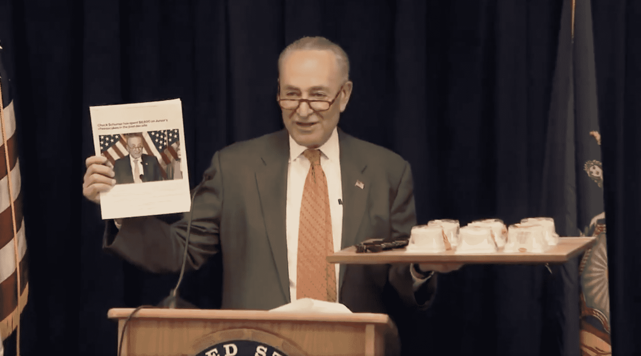 Schumer Says He Is ‘Guilty as Charged’ in That He Spent $8,600 on Cheesecake in Less Than 10 Years
