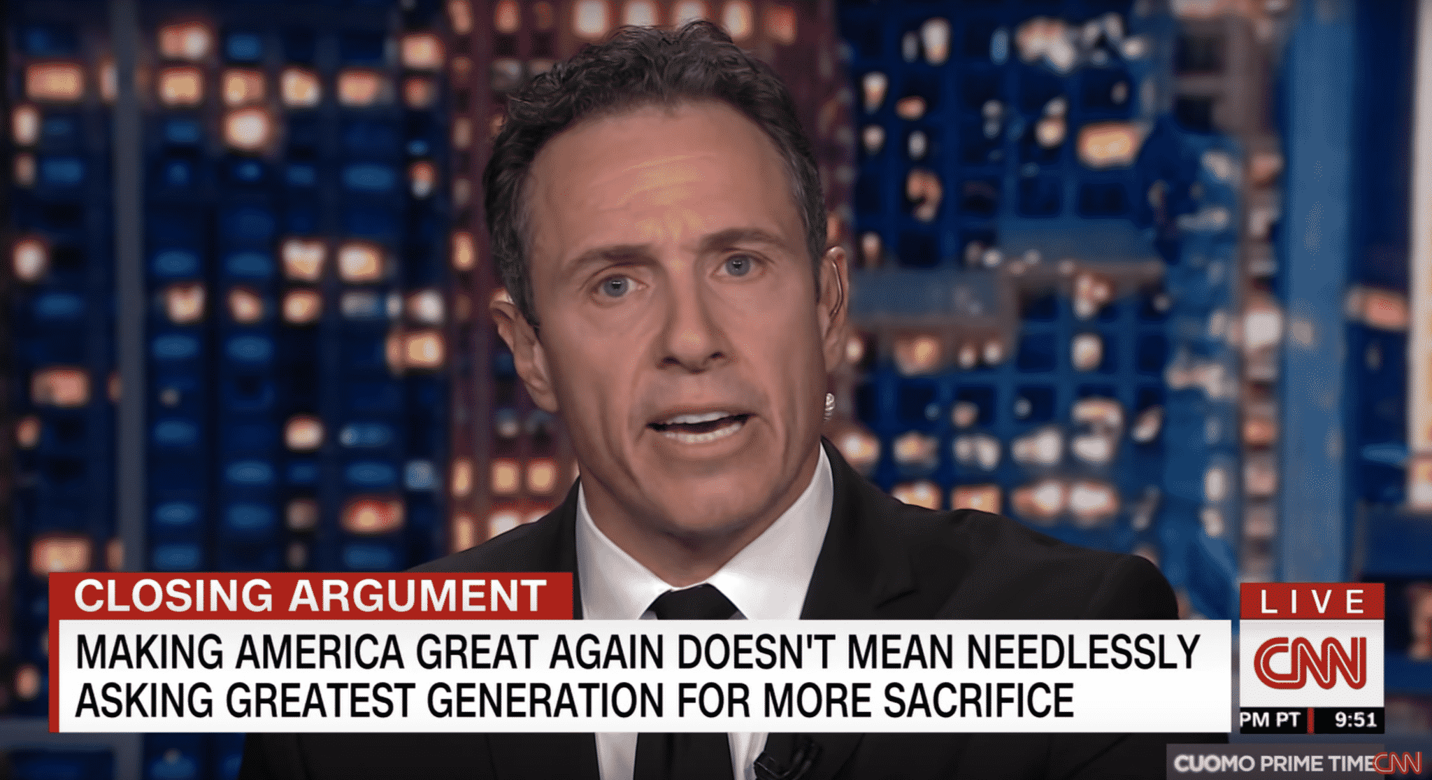 Chris Cuomo Blasts ‘Fringe Righties’ for Saying ‘They’d Rather Die Than Kill the Country’