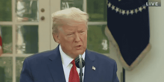 Trump Under Fire for Suggesting Hospital Workers Are Hoarding Supplies