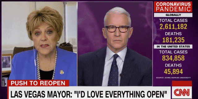 Las Vegas Mayor Denounced By NV Governor After Clash with Anderson Cooper