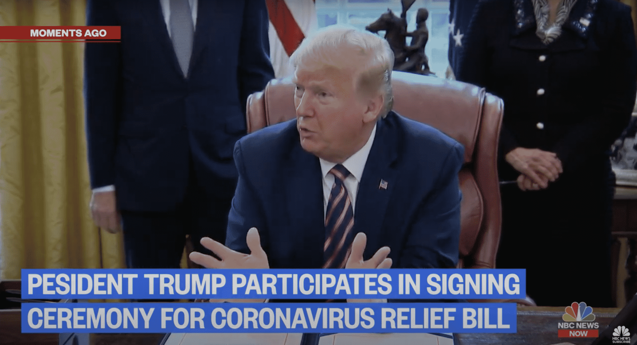 Trump Says He Was Being Sarcastic When He Suggested Using Light, Disinfectant Injections to Treat Coronavirus