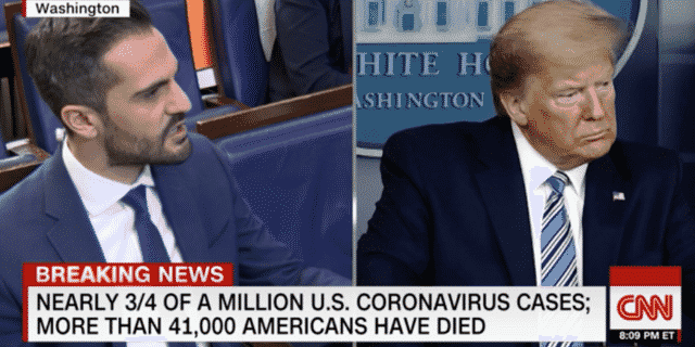 Trump Snaps at CNN Reporter When Asked About ‘Self-Congratulations’ Amid Pandemic