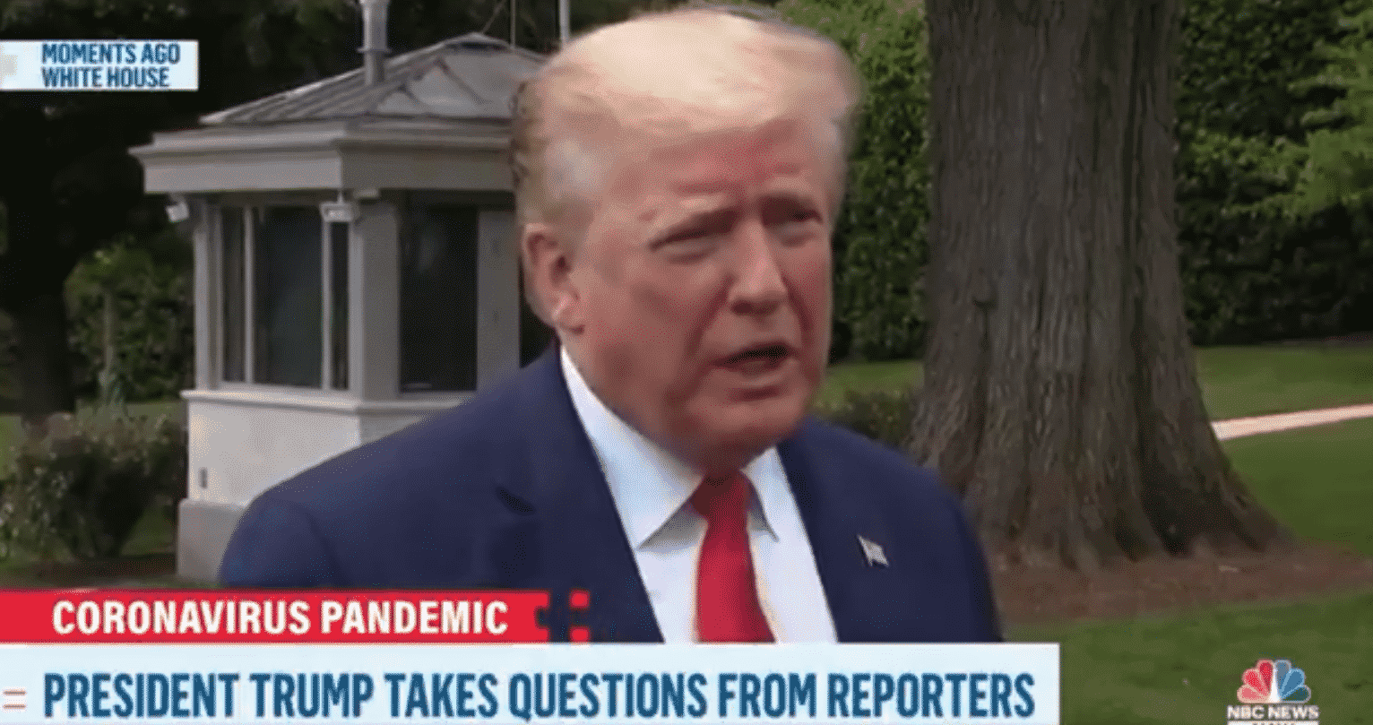 Trump Accuses Democrat Governors of Failing to Respect Churches Amid Reopening Plans