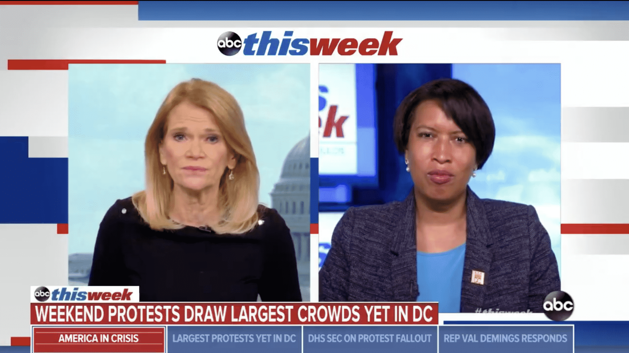 DC Mayor Says Trump’s Rhetoric Led More Peaceful Protesters to Turn out