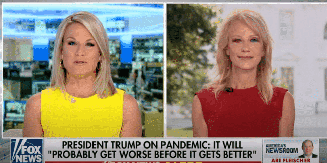 Kellyanne Conway Confronted About Trump Shifting His Rhetoric on Mask-Wearing