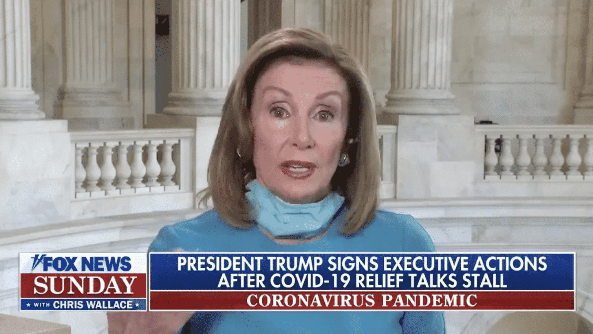 Pelosi Calls Trump’s Executive Actions ‘Illusions’ Amid Stimulus Negotiations
