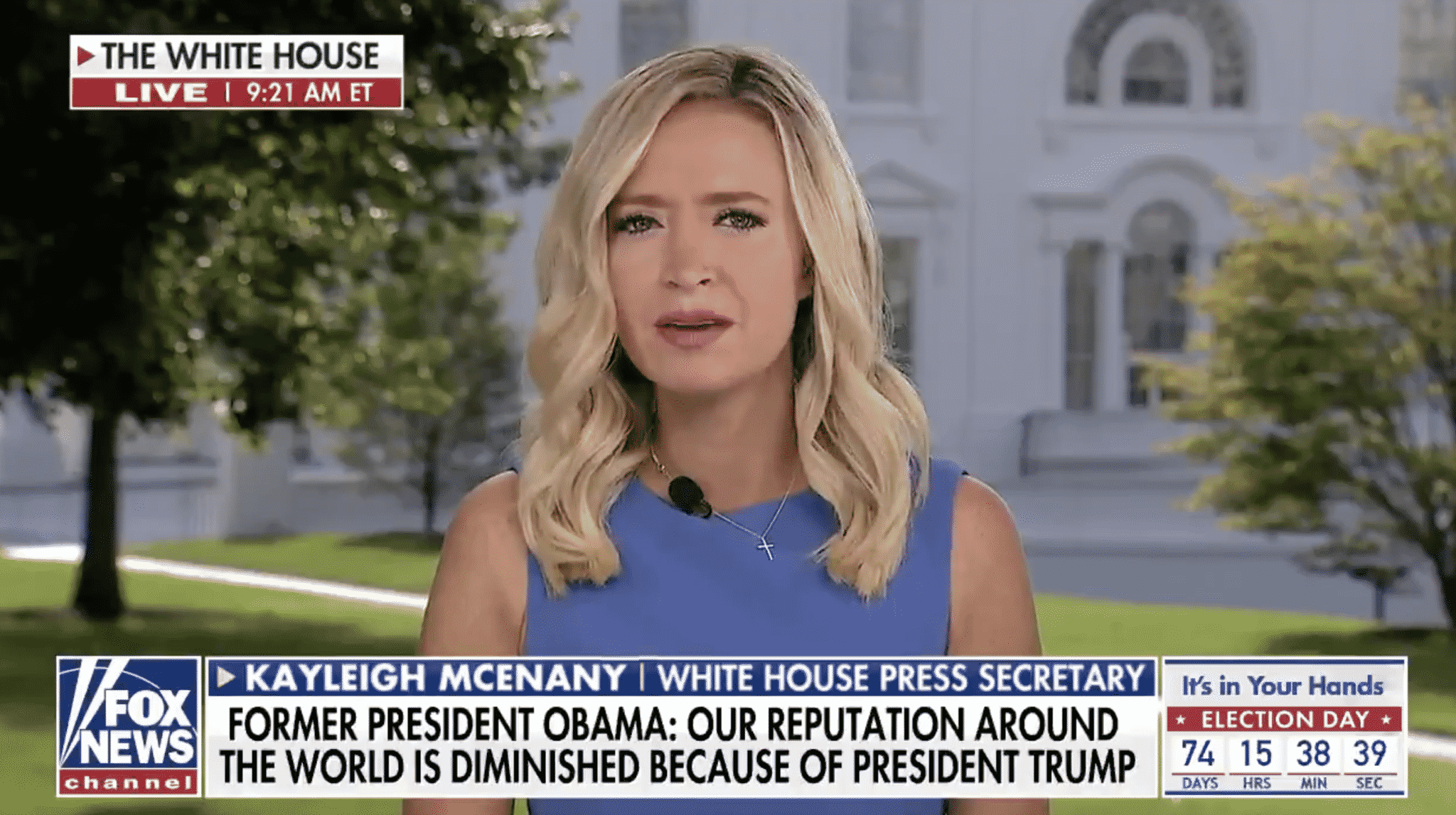 Kayleigh McEnany Calls Obama’s Convention Speech ‘Nothing Short of Appalling’