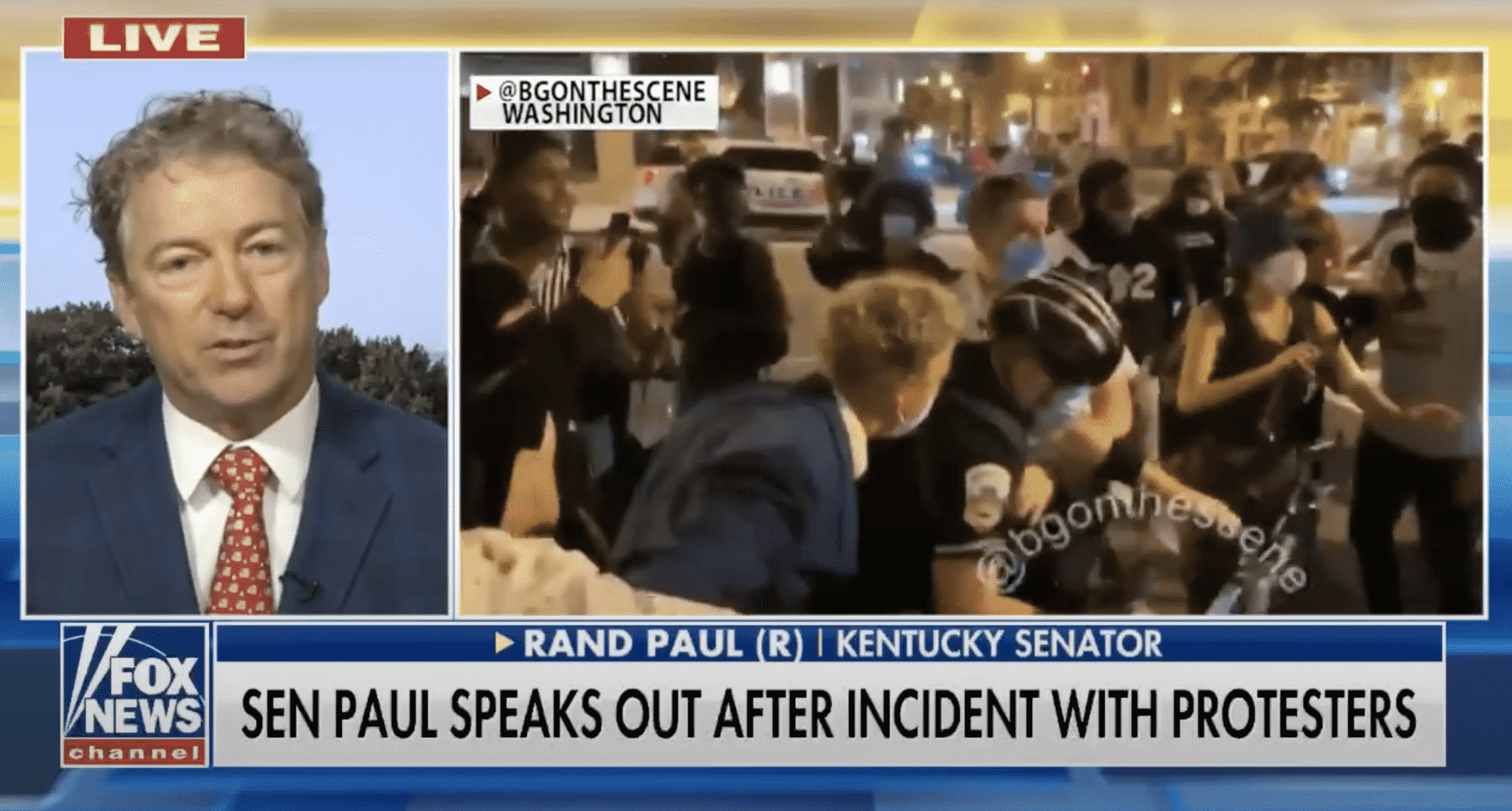 Rand Paul: ‘I Don’t Think We’d Have Survived’ Confrontation With Protesters Without Police