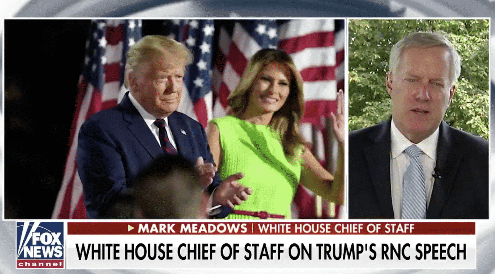 Meadows: Criticism of Trump Accepting Nomination at the White House Is ‘From the Normal Suspects’