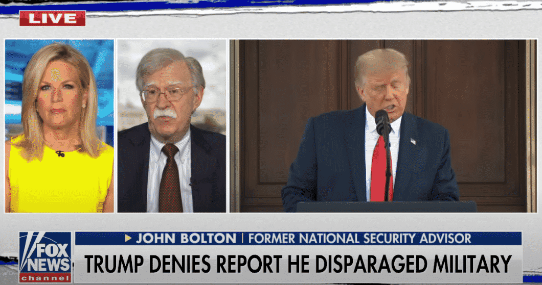 Bolton Defends Trump Against Report on Disparaging Remarks About Fallen US Soldiers in France