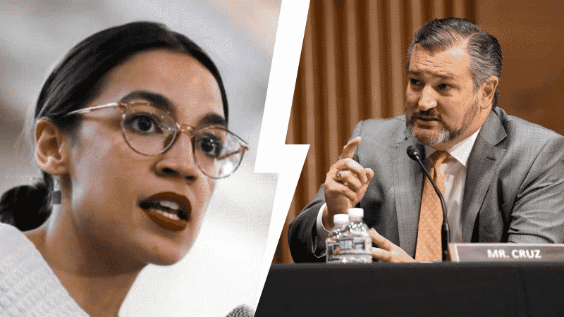 AOC Claims Ted Cruz Is ‘Riding’ on the ‘White Supremacist Express’