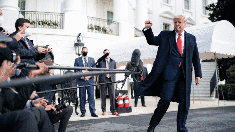 Trump Says It Is ‘Too Soon To Give up’ After McConnell Congratulates Biden on Election Win
