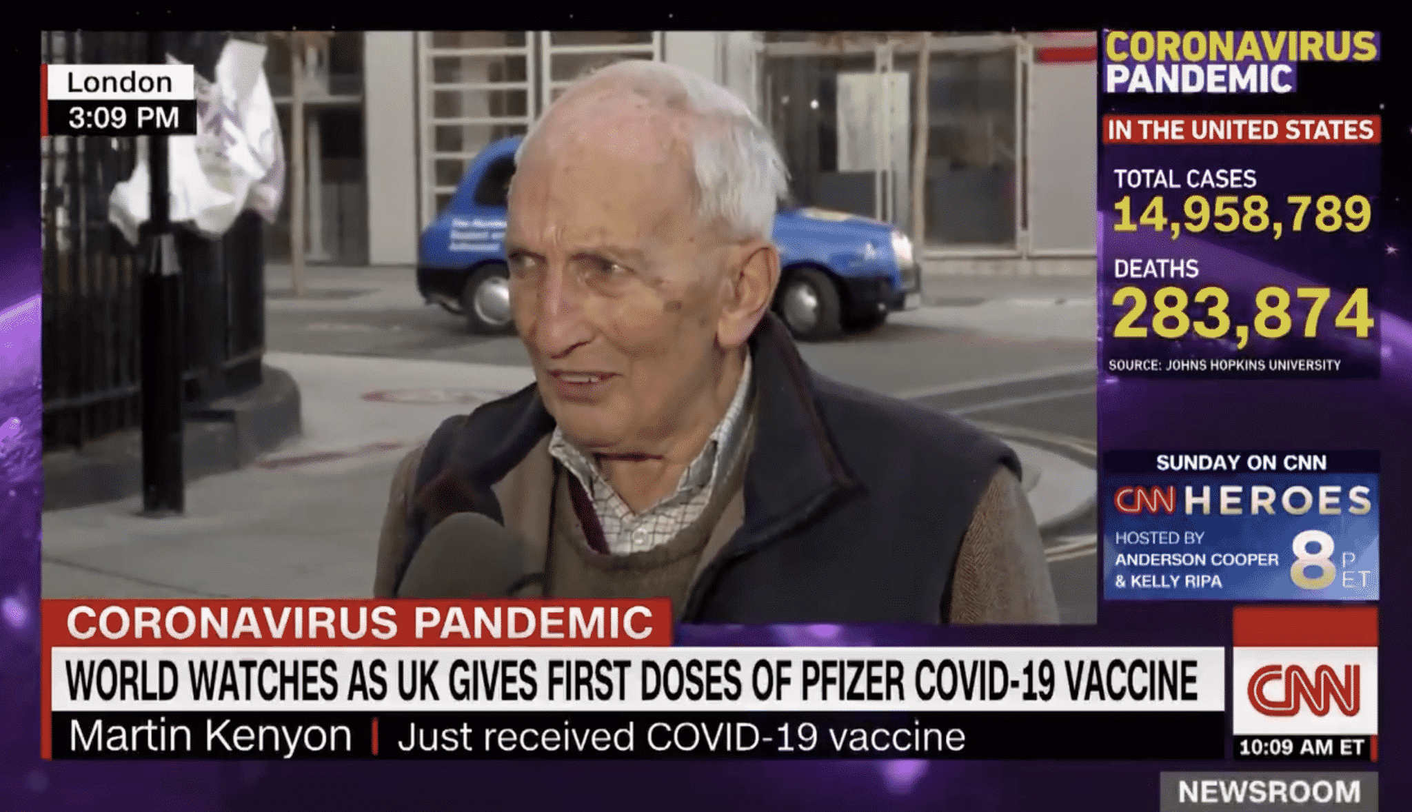 UK Man Who Went Viral After Getting the COVID-19 Vaccine Receives Second Dose