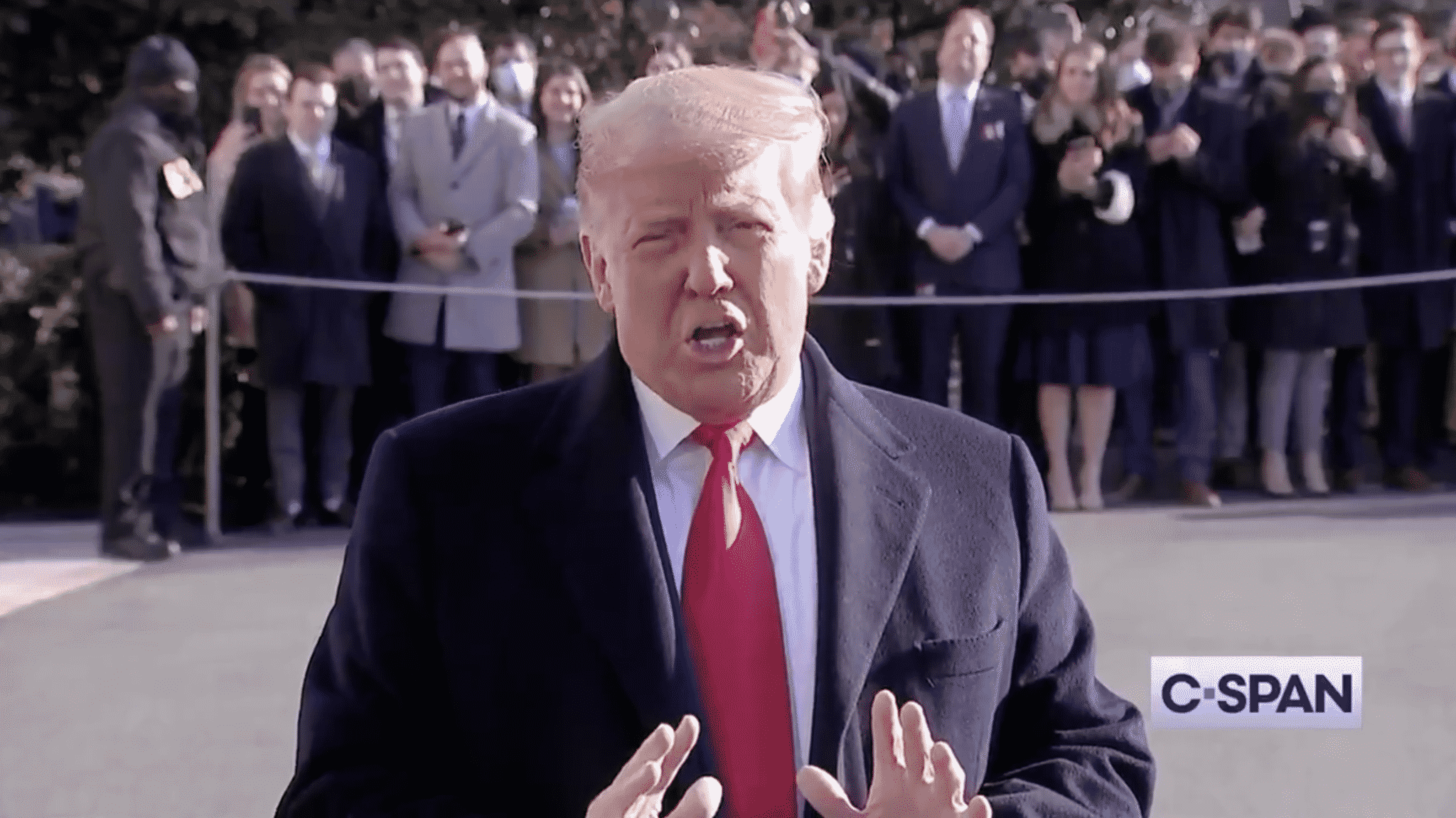 Trump Claims Impeachment Is ‘Absolutely Ridiculous’ and ‘Causing Tremendous Anger’