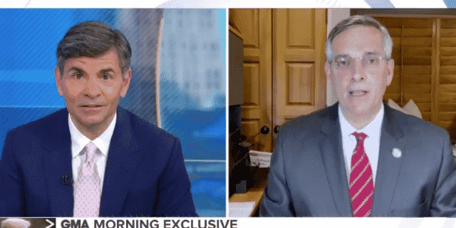 GA Secretary of State Pressed on if He Would Vote for Trump Again
