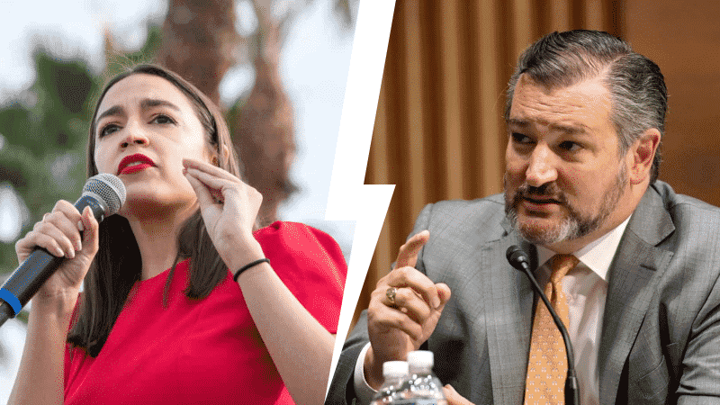 Ocasio-Cortez Tells Cruz to ‘Get off My Timeline’ and ‘Stop Clout-Chasing’ After He Retweets Her