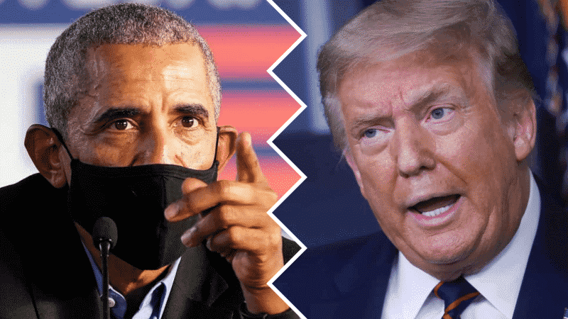 Obama Points To Trump as Person To Blame for US Capitol Violence