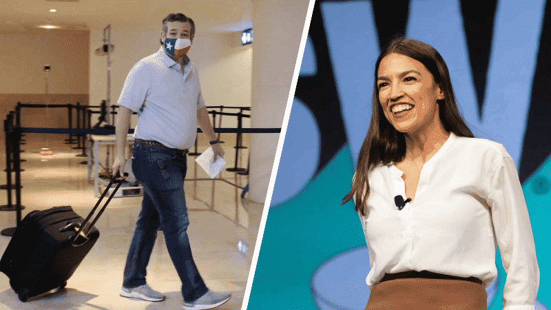 AOC Offers One Way Cruz ‘Could’ve Taken His Vacation in Peace’