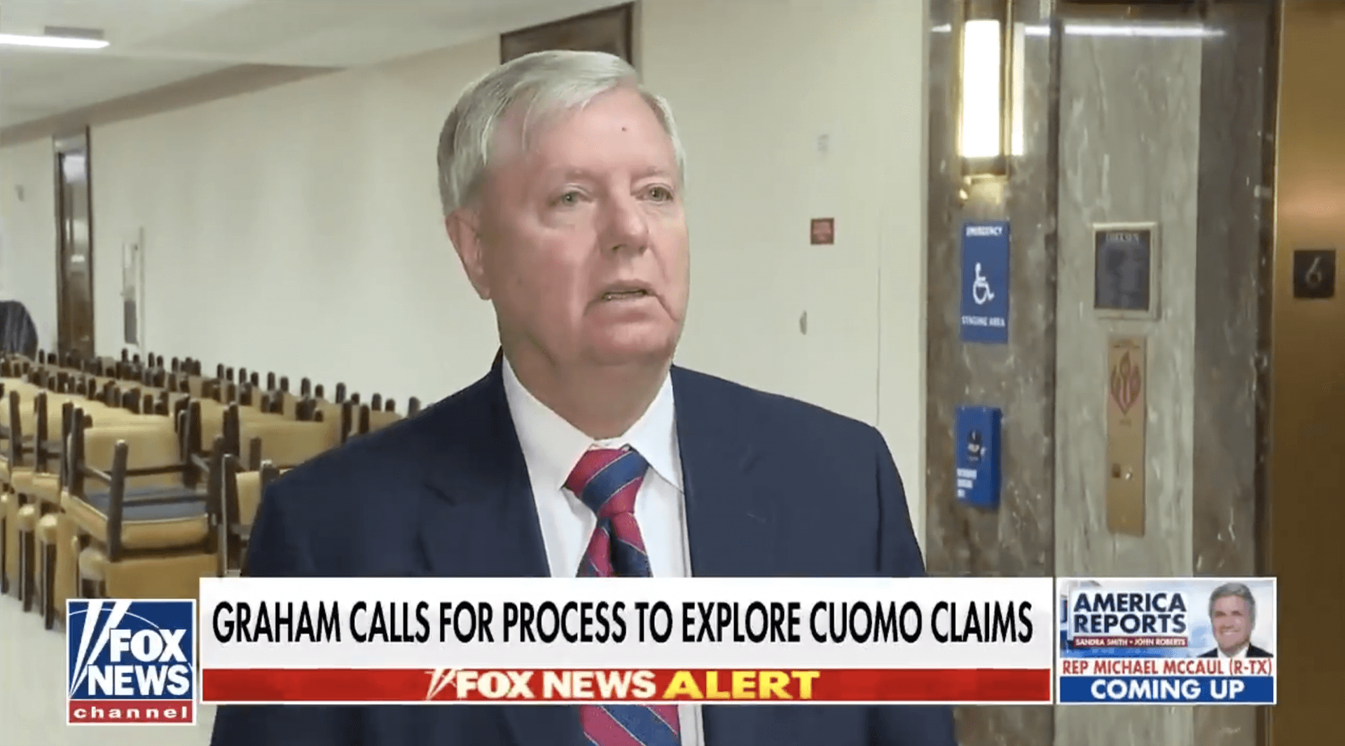 Graham Argues It Is Too Soon for Cuomo To Resign: ‘There Should Be a Process’ Where He Can Defend Himself