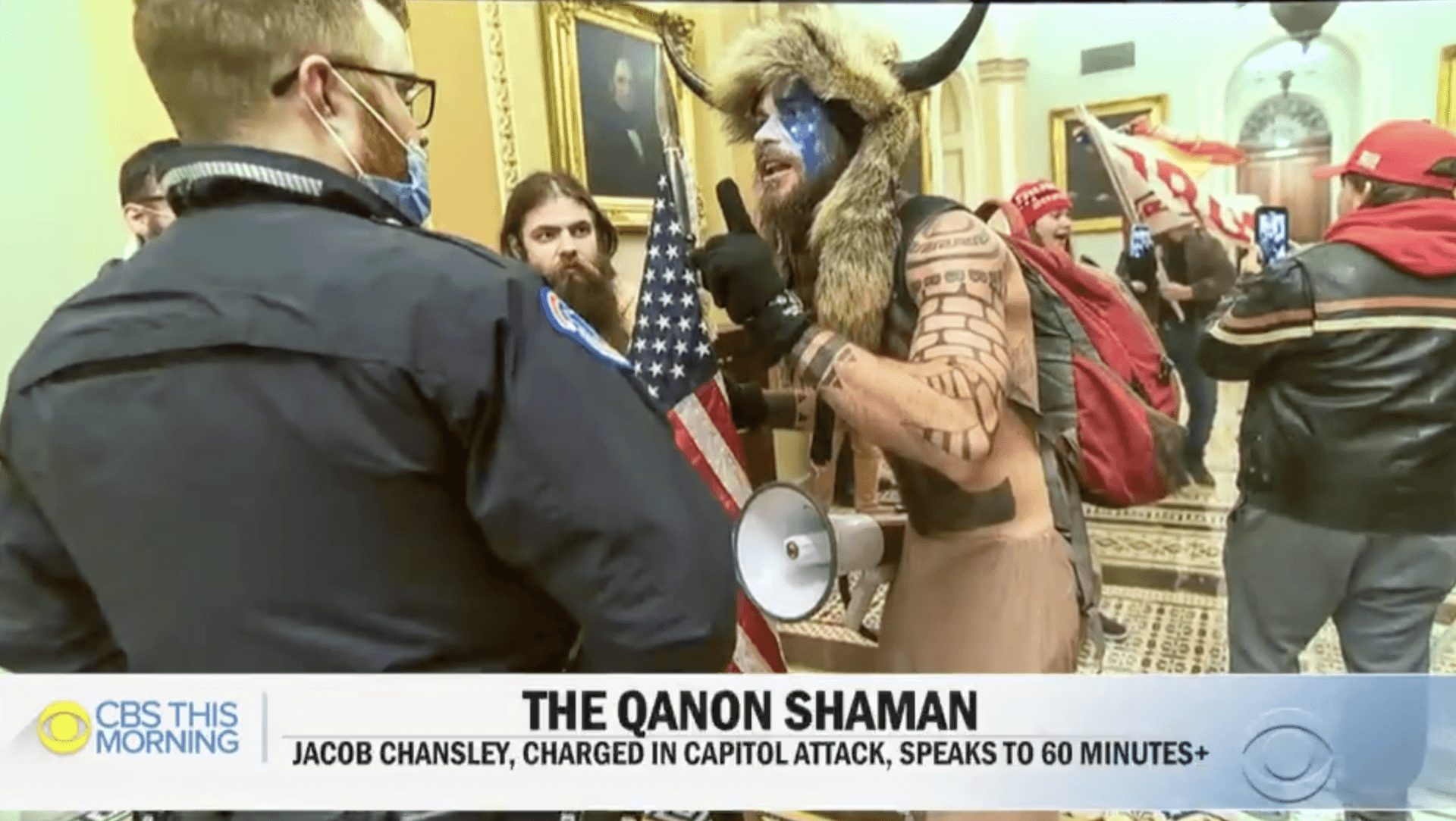 ‘QAnon Shaman’ Is ‘Wounded’ After Trump Did Not Pardon Him for Role in Capitol Riot