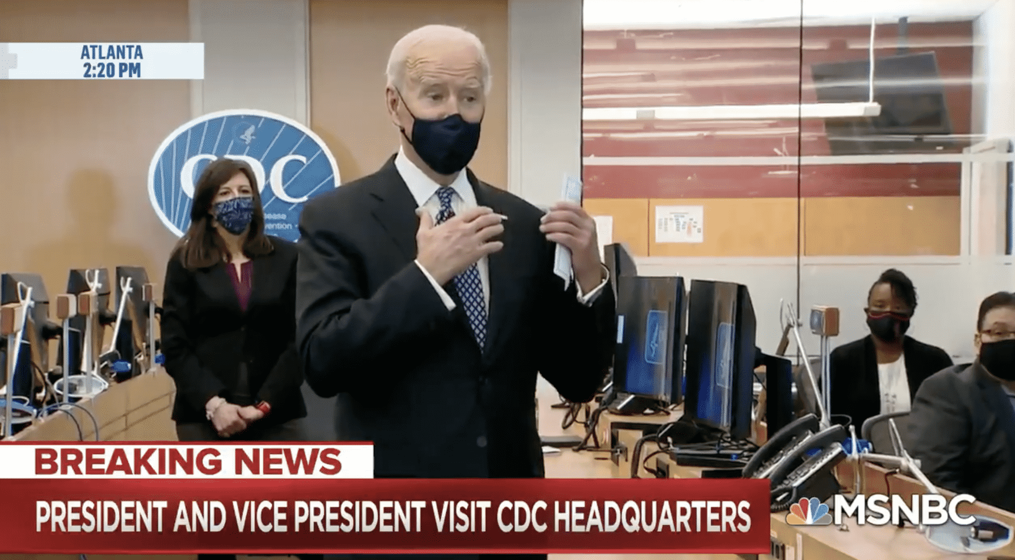 ‘Science Is Back’: Biden Appears To Take Swipe at Trump During Visit To CDC