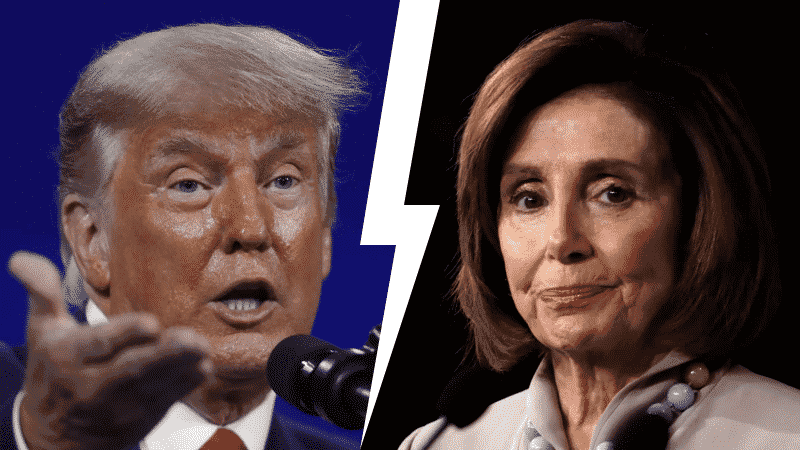 Trump Seeks To Place Blame on Pelosi for Security Failures at Capitol Riot