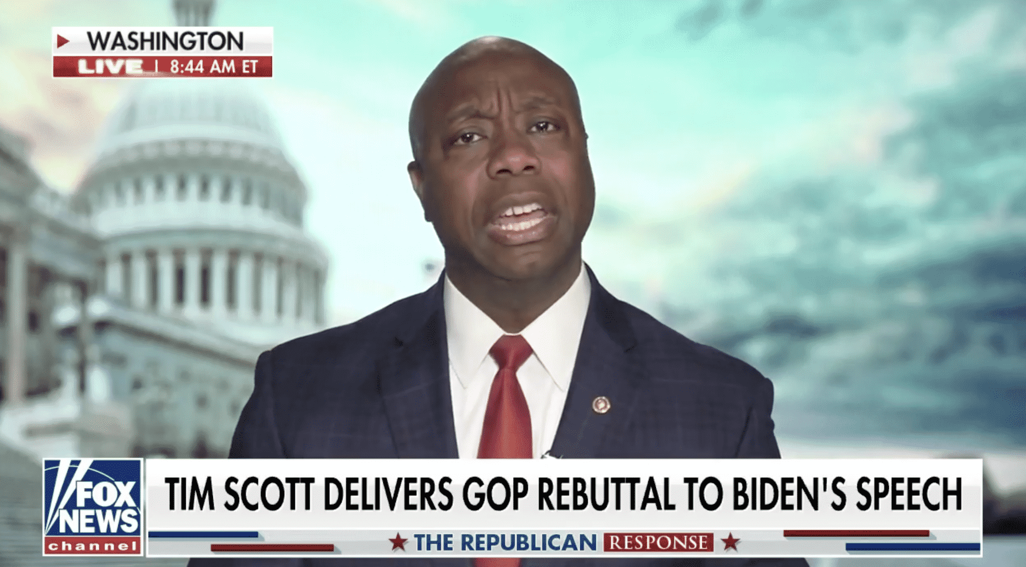 Sen. Tim Scott Responds to Criticism of Speech Following Biden’s Address