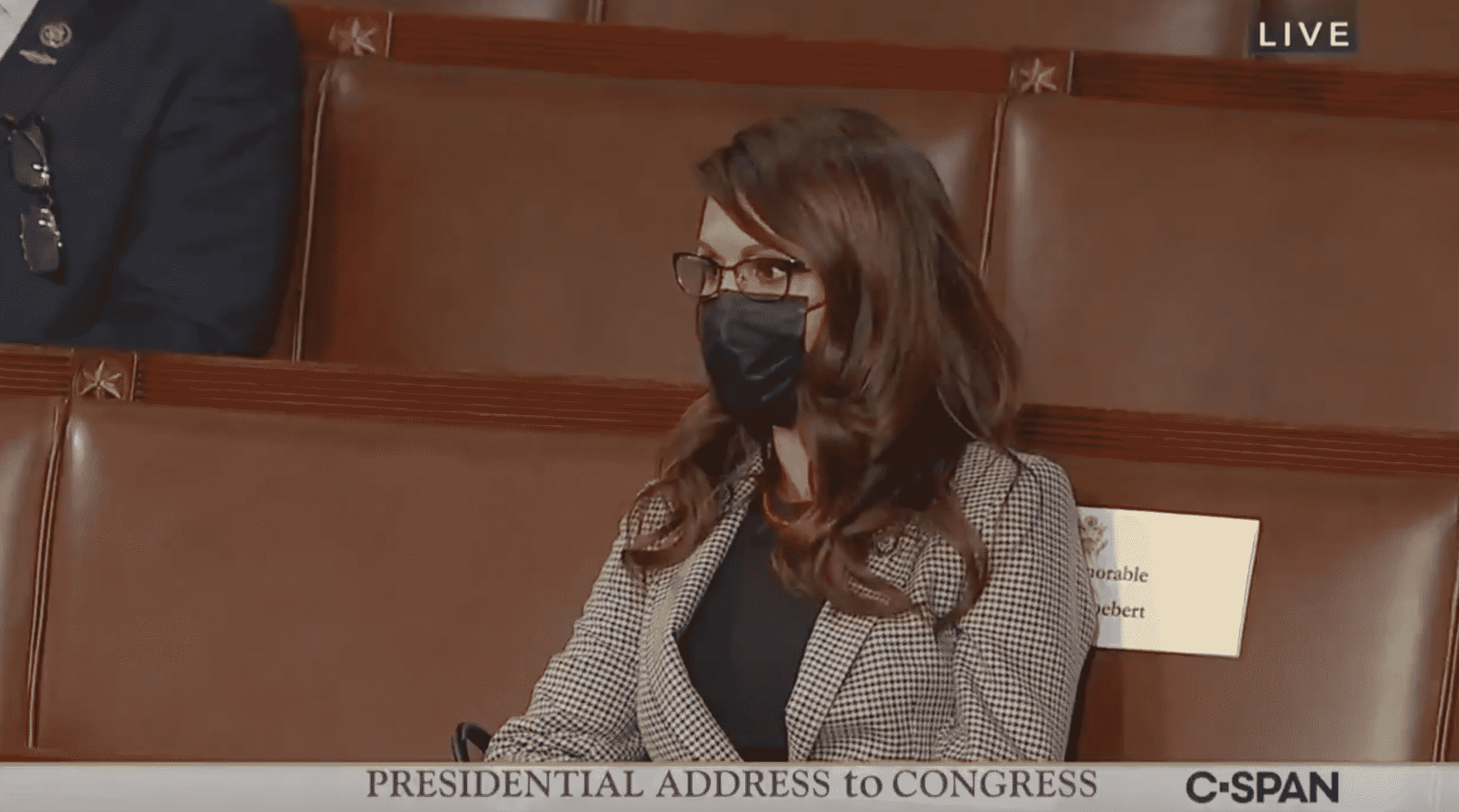 Boebert Brings Out Space Blanket During Biden’s Address To Highlight Migrant Surge at the Border