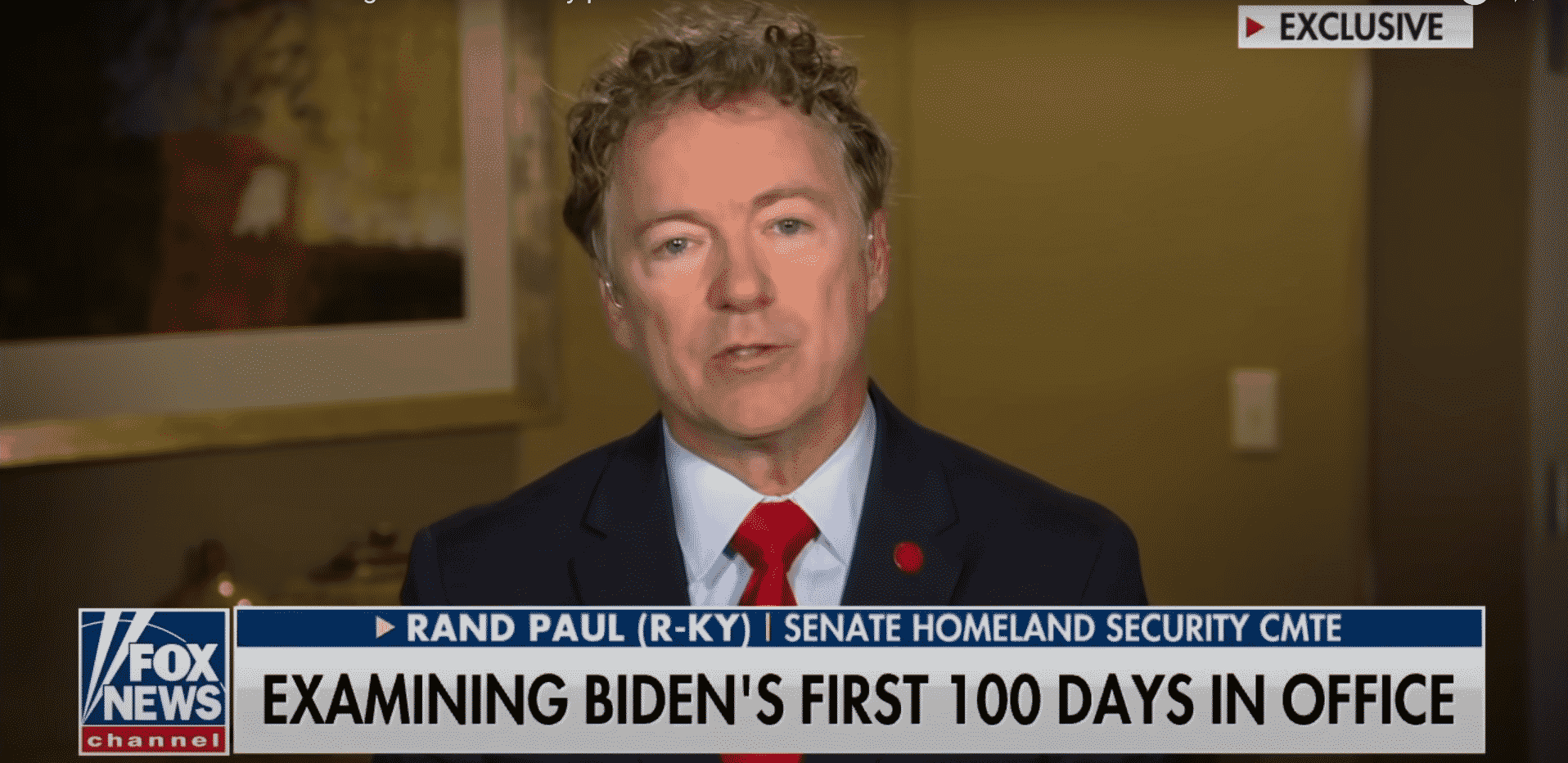 Rand Paul Rips Biden Over Unity Pledge: It Is ‘Biden’s Way or the Highway’