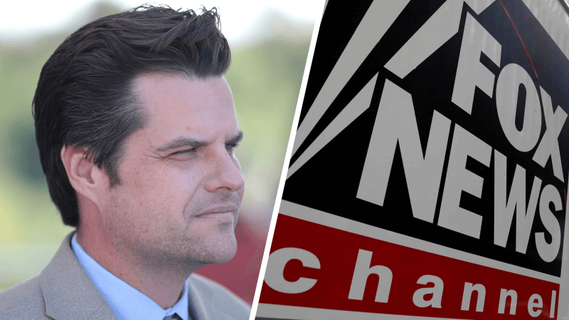Fox News Declares It Has ‘No Interest’ in Hiring Matt Gaetz
