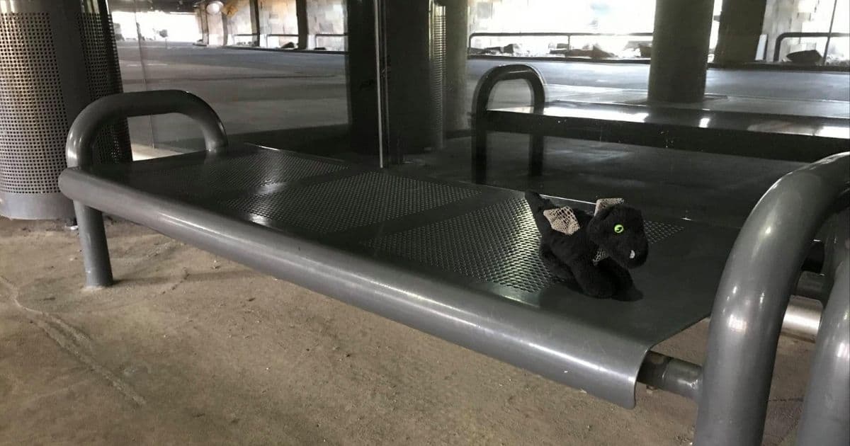 Employees Discover Dragon Plushy Left at Airport, Take It on Tour of the Building
