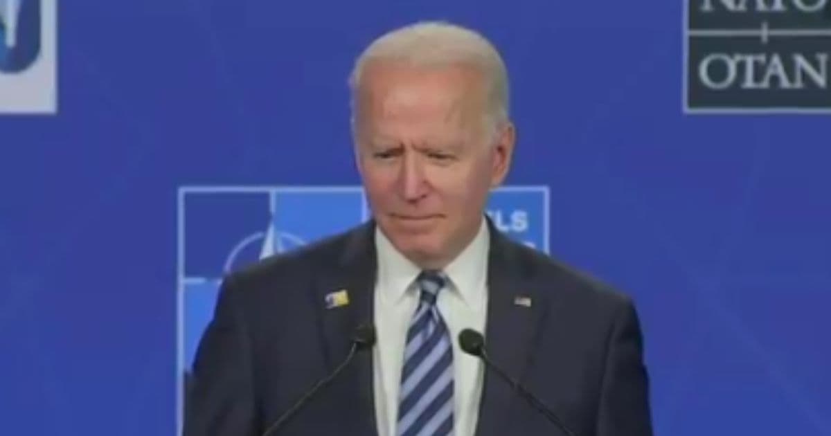 Biden Laughs, Goes Silent for Nearly 10 Seconds After Reporter Asks About Putin