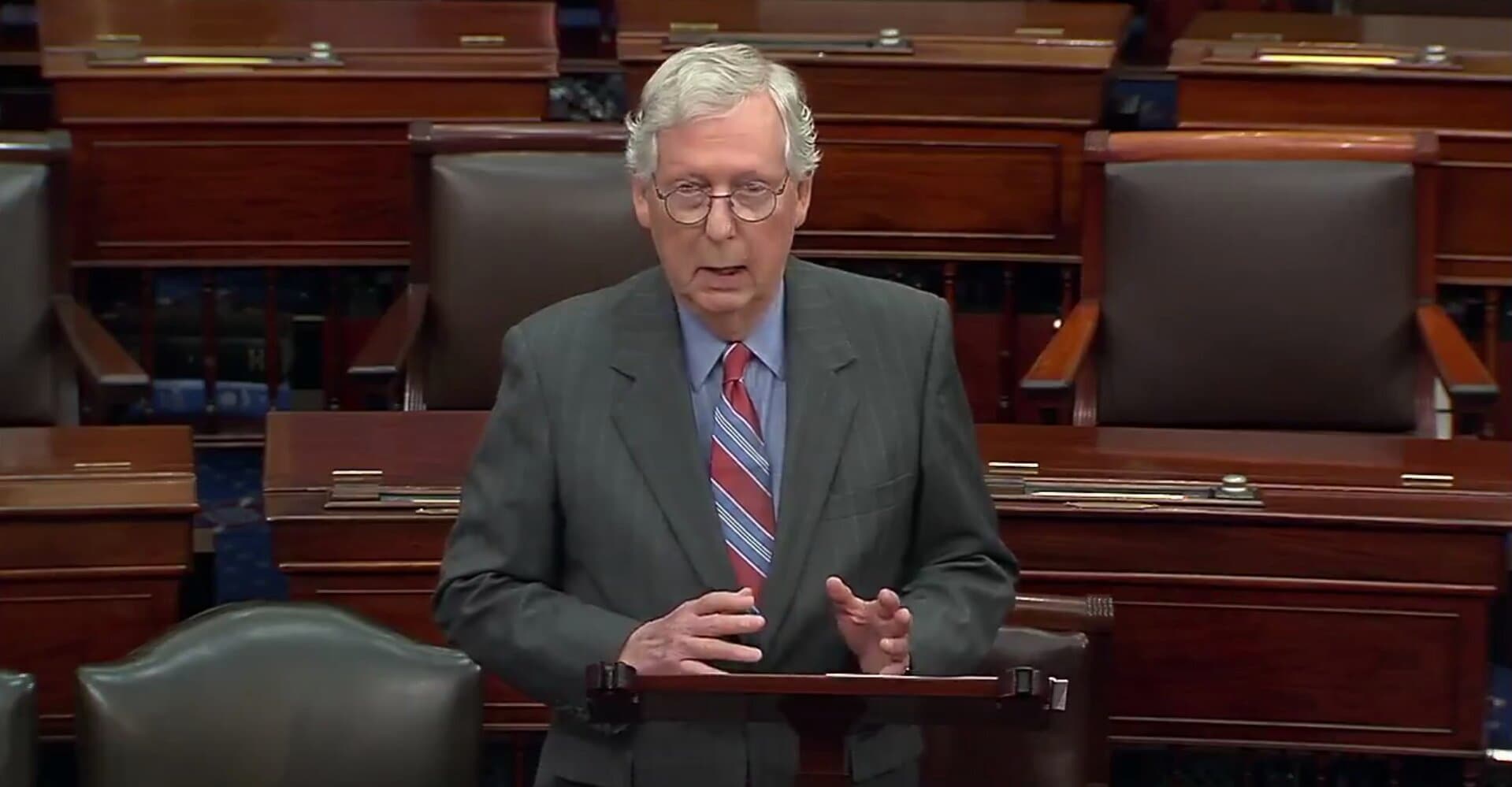 McConnell Blasts Biden for ‘Threatening To Veto’ Bipartisan Infrastructure Package After Supporting It