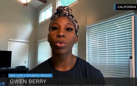 Olympian Gwen Berry Doubles Down, Claims National Anthem Is ‘Disrespectful’ To Black Americans