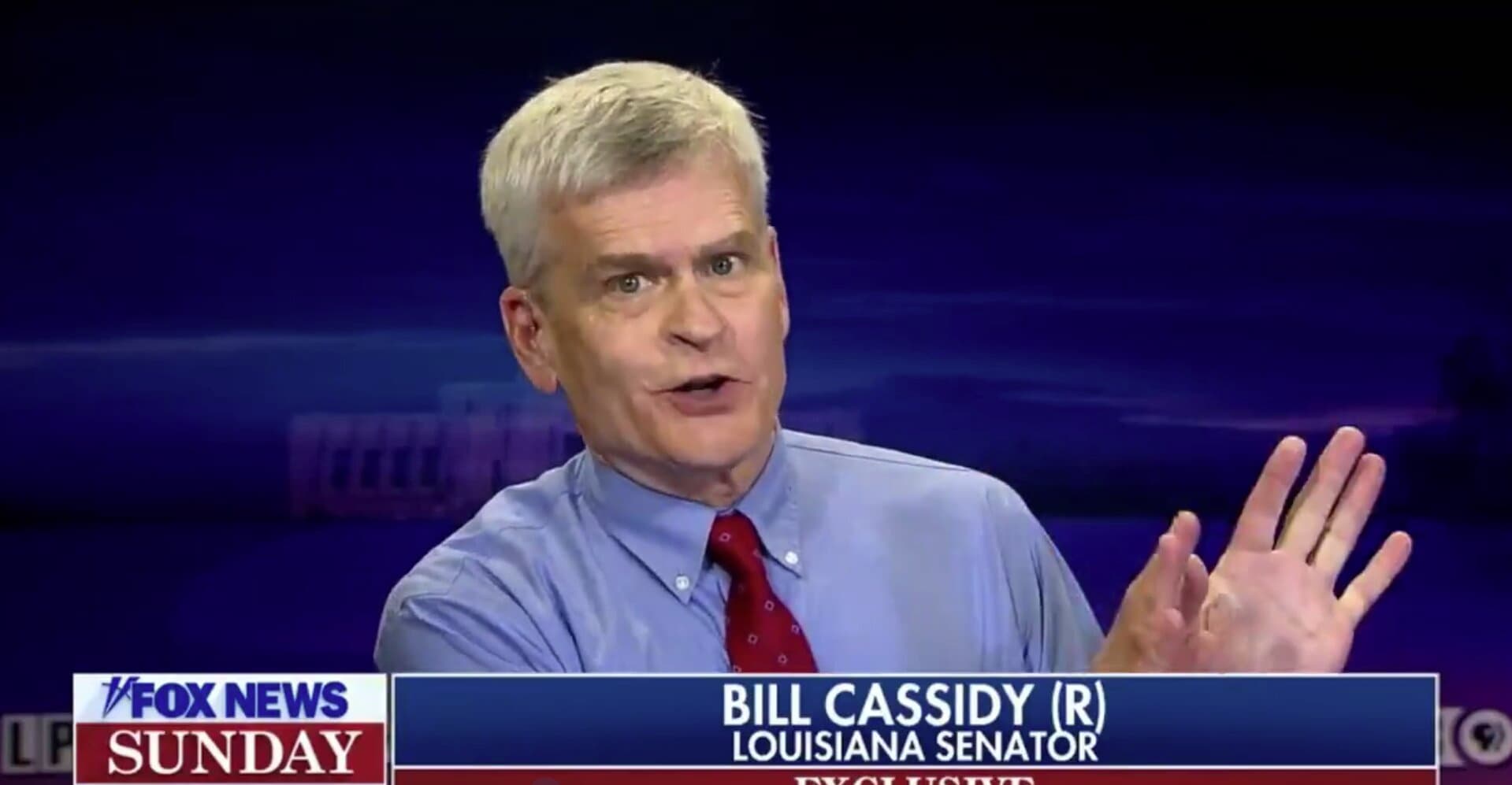 Sen. Cassidy Asked About Low Vaccination Rate in Louisiana, Blames ‘Partisan Statements’ From the WH