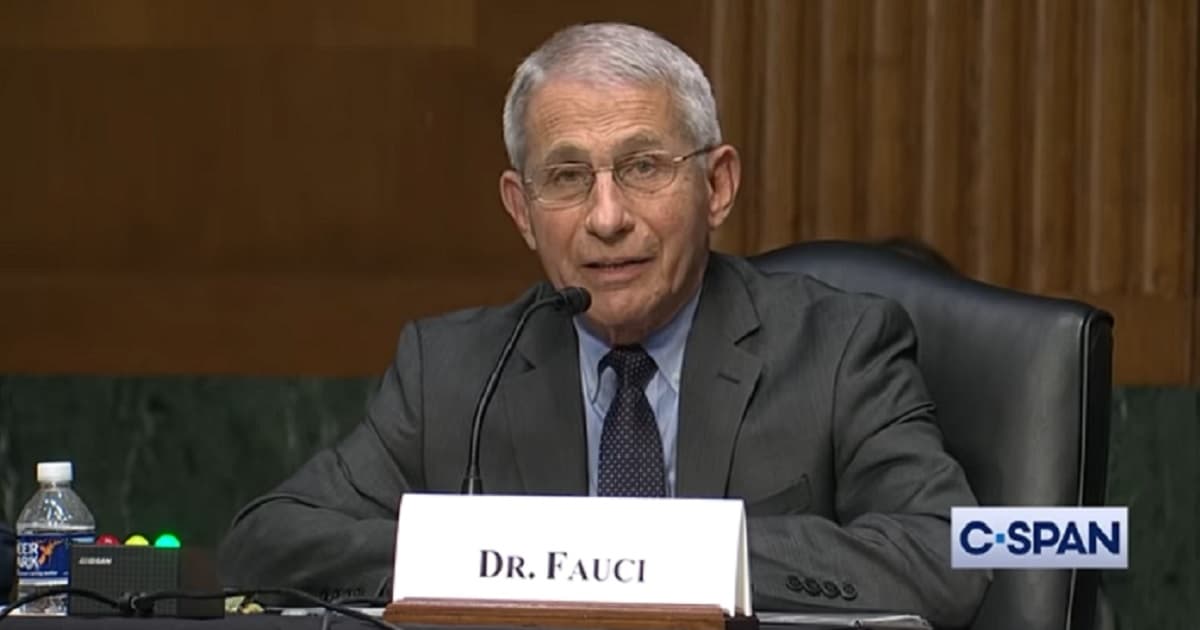 DOJ Now Has Official Request to Begin Criminal Investigation of Dr. Fauci