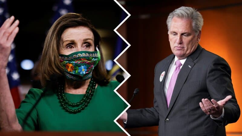 Pelosi Torches McCarthy for His Opposition To Mask Mandate: ‘Moron’