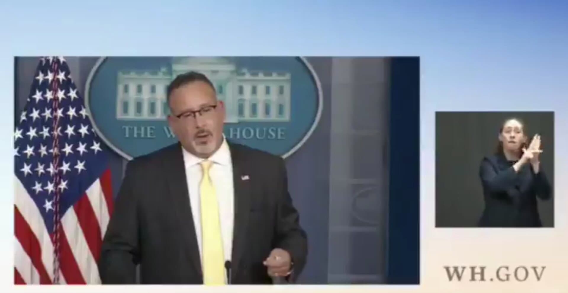 Education Secretary Warns Abbott, DeSantis Against Being the ‘Reason Our Schools Are Interrupted’
