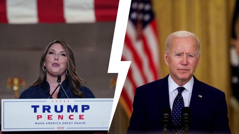 ‘Unique and Repulsive Level of Arrogance’: RNC’s Ronna McDaniel Slams Biden for Handling of Afghanistan
