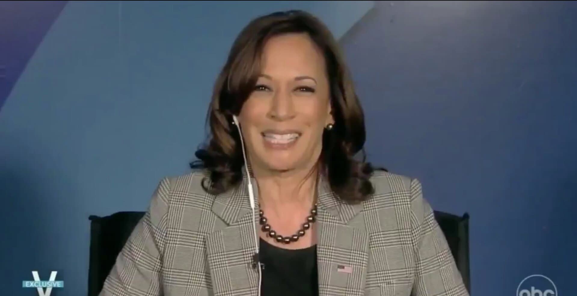 Watch: Harris Laughs While Comparing Treatment of Haitian Migrants to Slavery