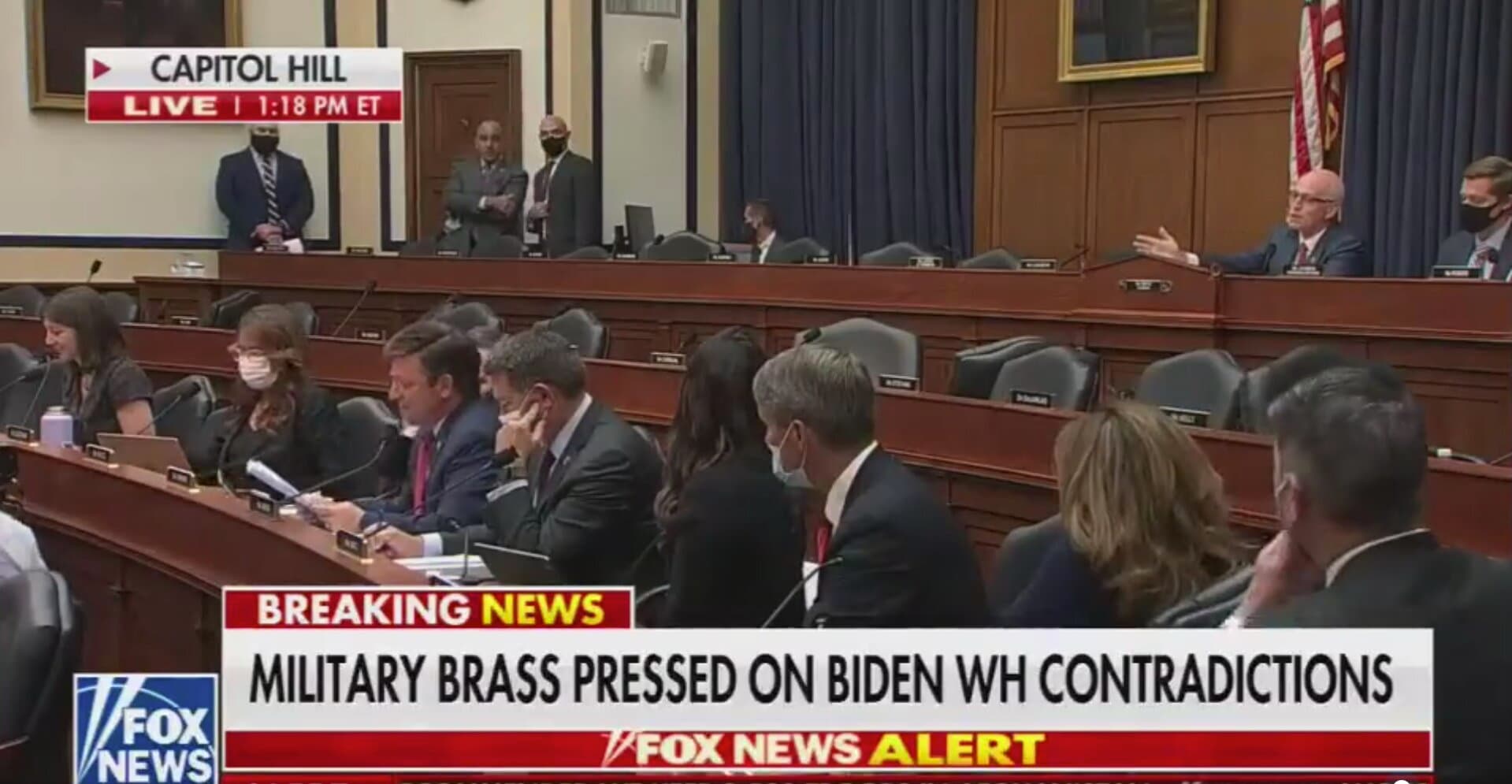 2 Lawmakers Butt Heads Over Whether Biden’s Remarks on Troops Were Mischaracterized