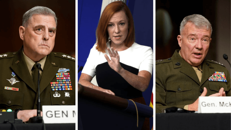 Psaki Implies Top Generals Did Not Contradict Biden’s Claim About Keeping Troops in Afghanistan