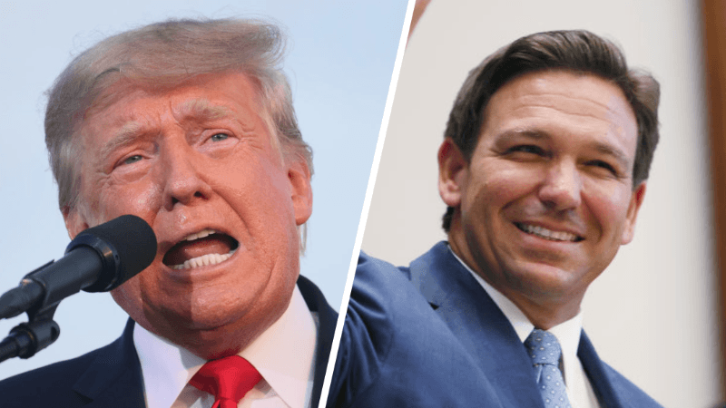 Trump Virtually Tied With DeSantis in 2024 Poll