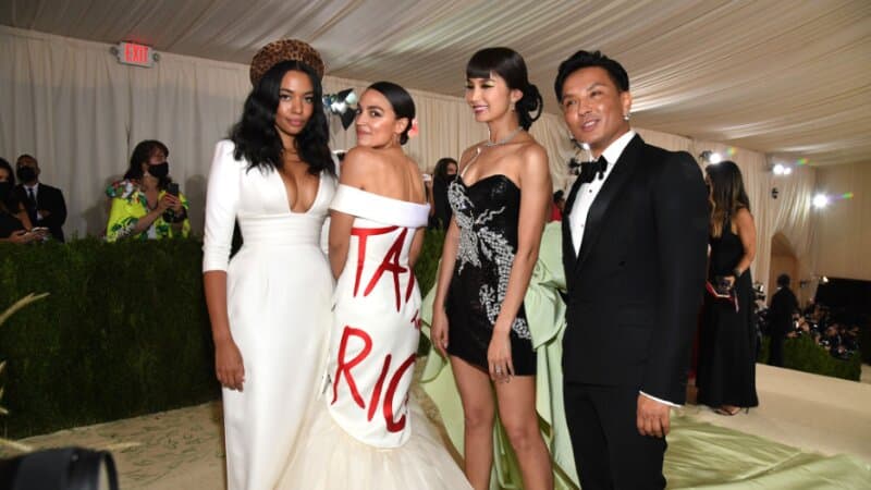 AOC Gets Hit With Ethics Complaint After Attending Met Gala in ‘Tax the Rich’ Dress