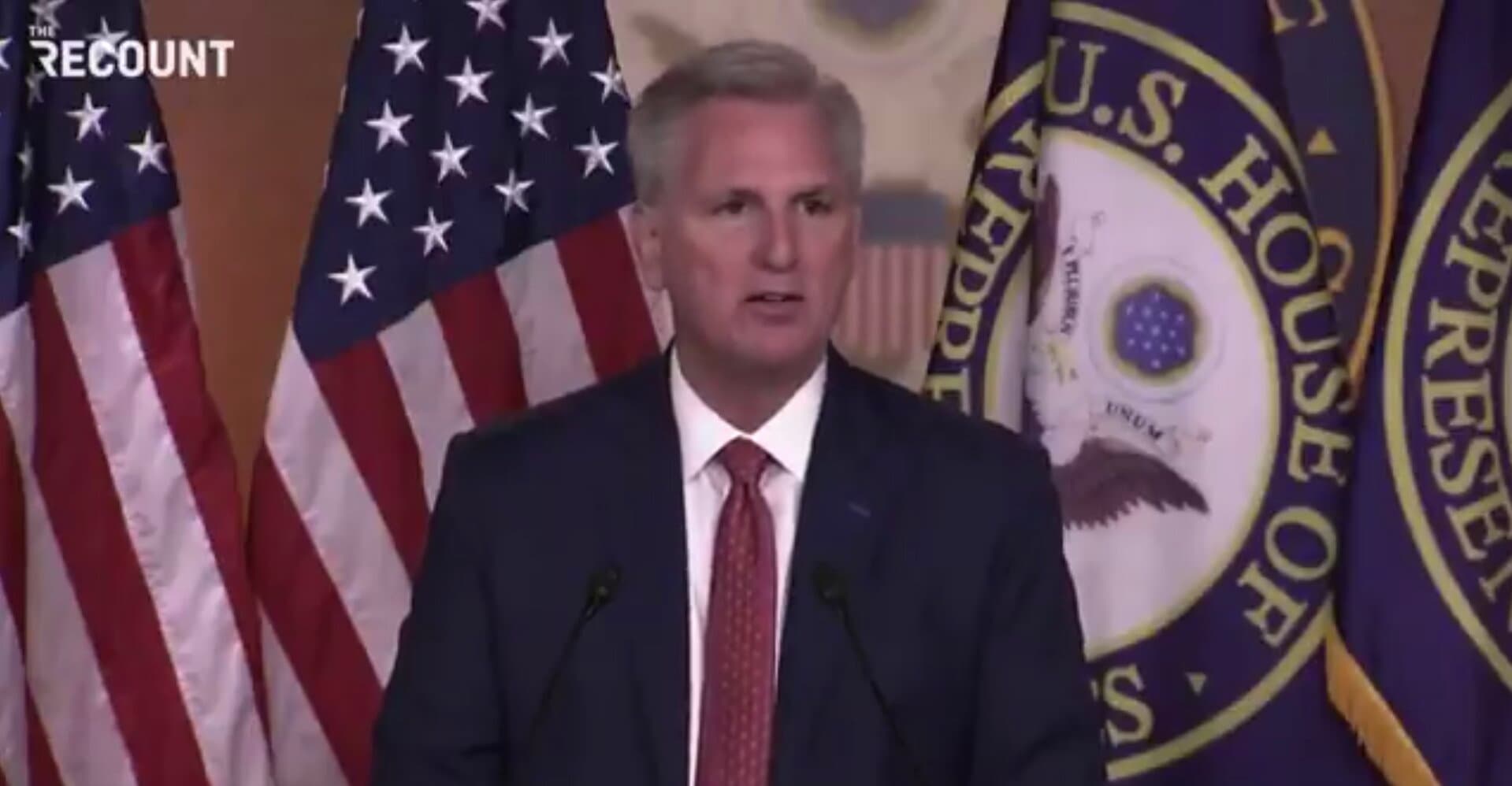 McCarthy Asks if Biden Feels ‘A Little Like Charlie Brown’ With Negotiations Over Spending Package