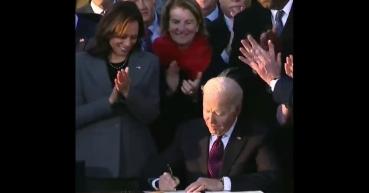 Twitter Users Notice Strange Change Made to His Table as He Signs Bill