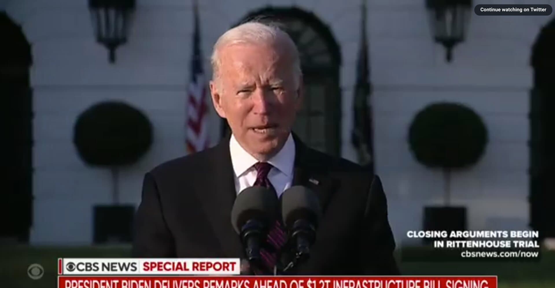 ‘We Can Do This’: Biden Touts Bipartisanship at Signing Ceremony for Infrastructure Bill